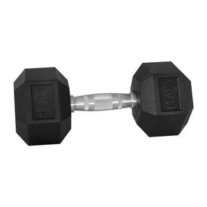 Welfit Επαγγελματικός Εξάγωνος Αλτήρας Λάστιχο 12.5kg W3141-12.5