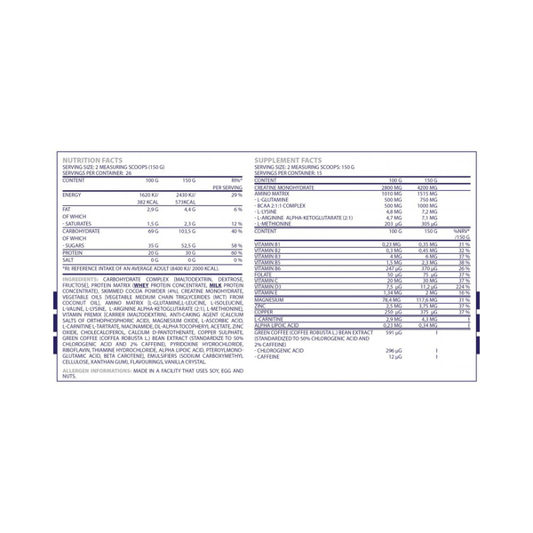 Nutri-MX GAINER MASS PLUS 4000gr Chocolate