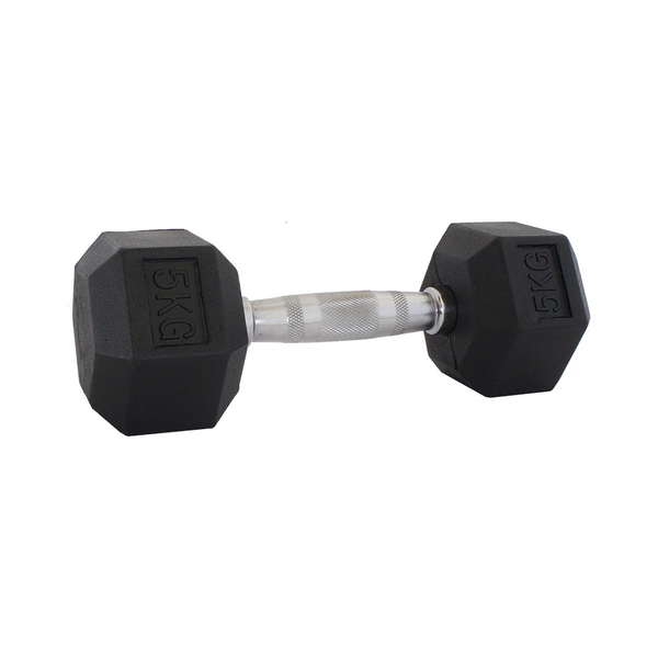 Perk Sports Επαγγελματικός Εξάγωνος Αλτήρας Λάστιχο 5kg PD161-5 Perk Sports Επαγγελματικός Εξάγωνος Αλτήρας Λάστιχο 5kg PD161-5